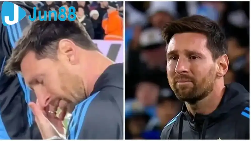 Messi nói yêu Barca trong ngày anh chia tay CĐV Argentina trên sân nhà (Ảnh: TyCSport)).