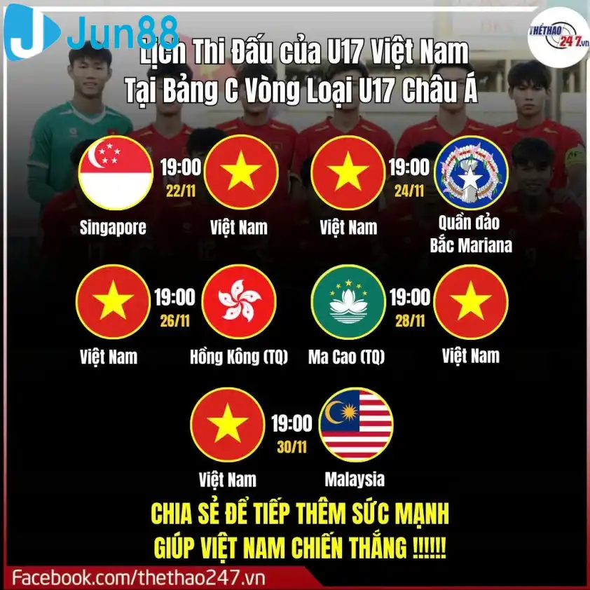 U17 Việt Nam gặp Singapore trận ra quân vòng loại U17 châu Á.